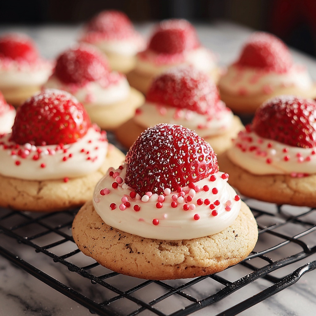 Strawberry Kiss Cookies Recipe - Recipe Image
