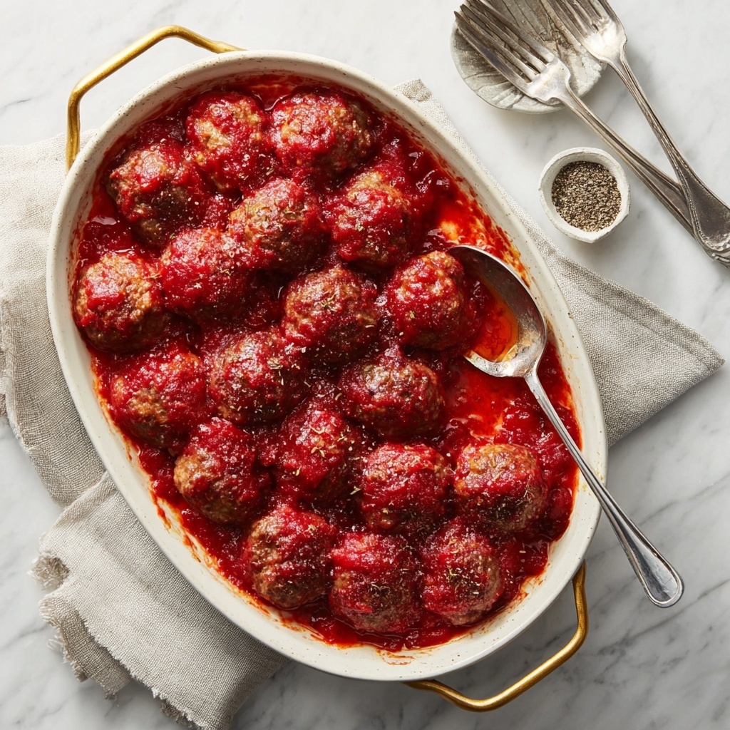 Cranberry Glazed Meatballs Recipe - Recipe Image