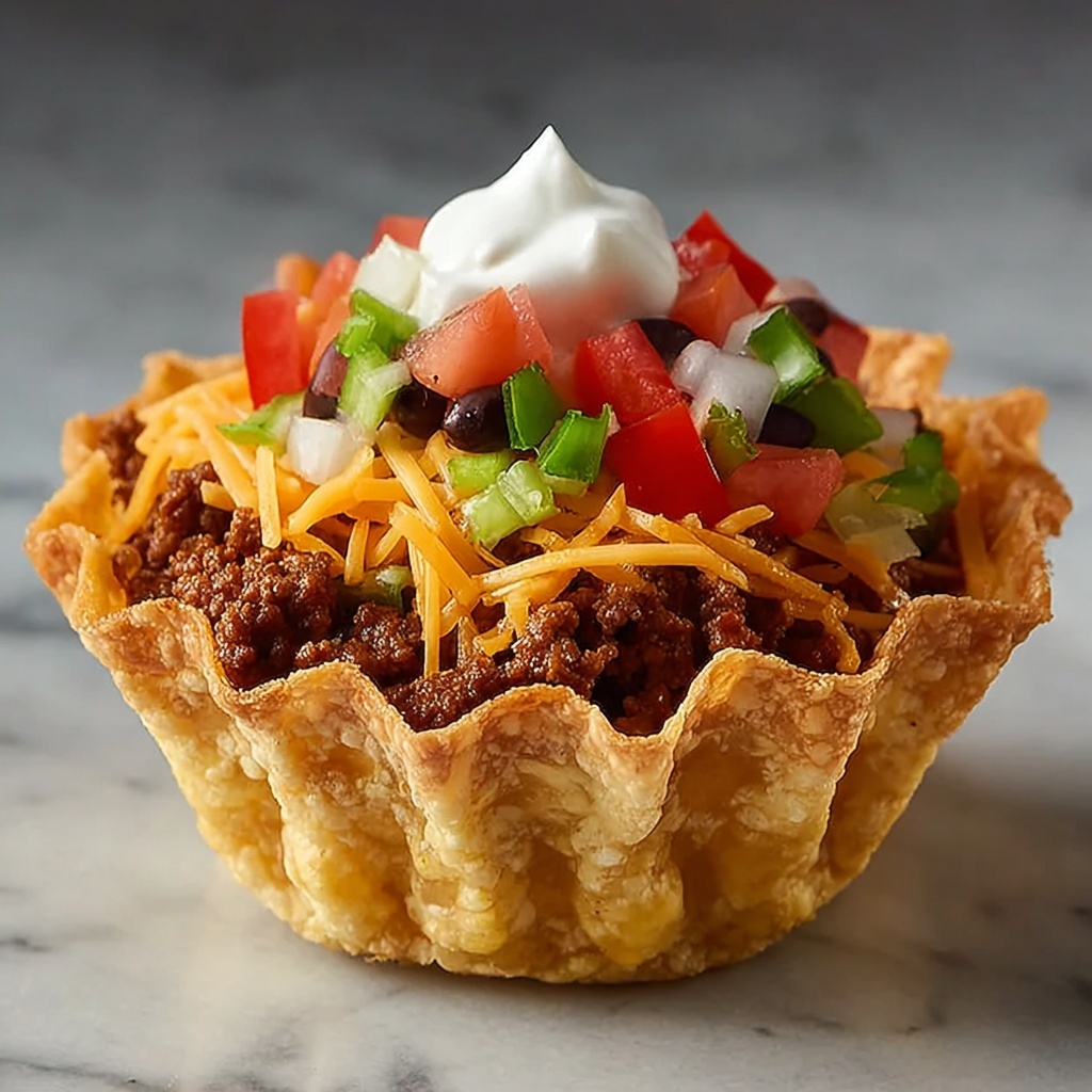 Taco Cupcakes Recipe - Recipe Image