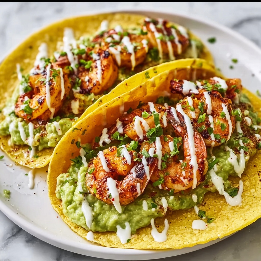Spicy Shrimp Tacos with Garlic Cilantro Lime Slaw Recipe - Recipe Image