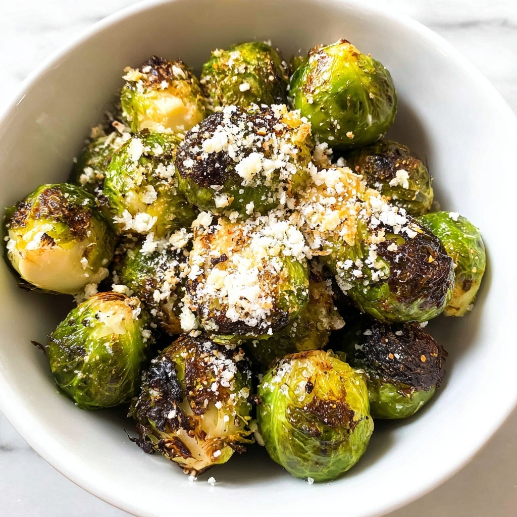 Garlic Parmesan Roasted Brussels Sprouts Recipe - Recipe Image