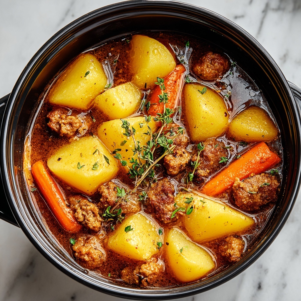 Crockpot Sausage Casserole: The Ultimate Comfort Food Recipe - Recipe Image