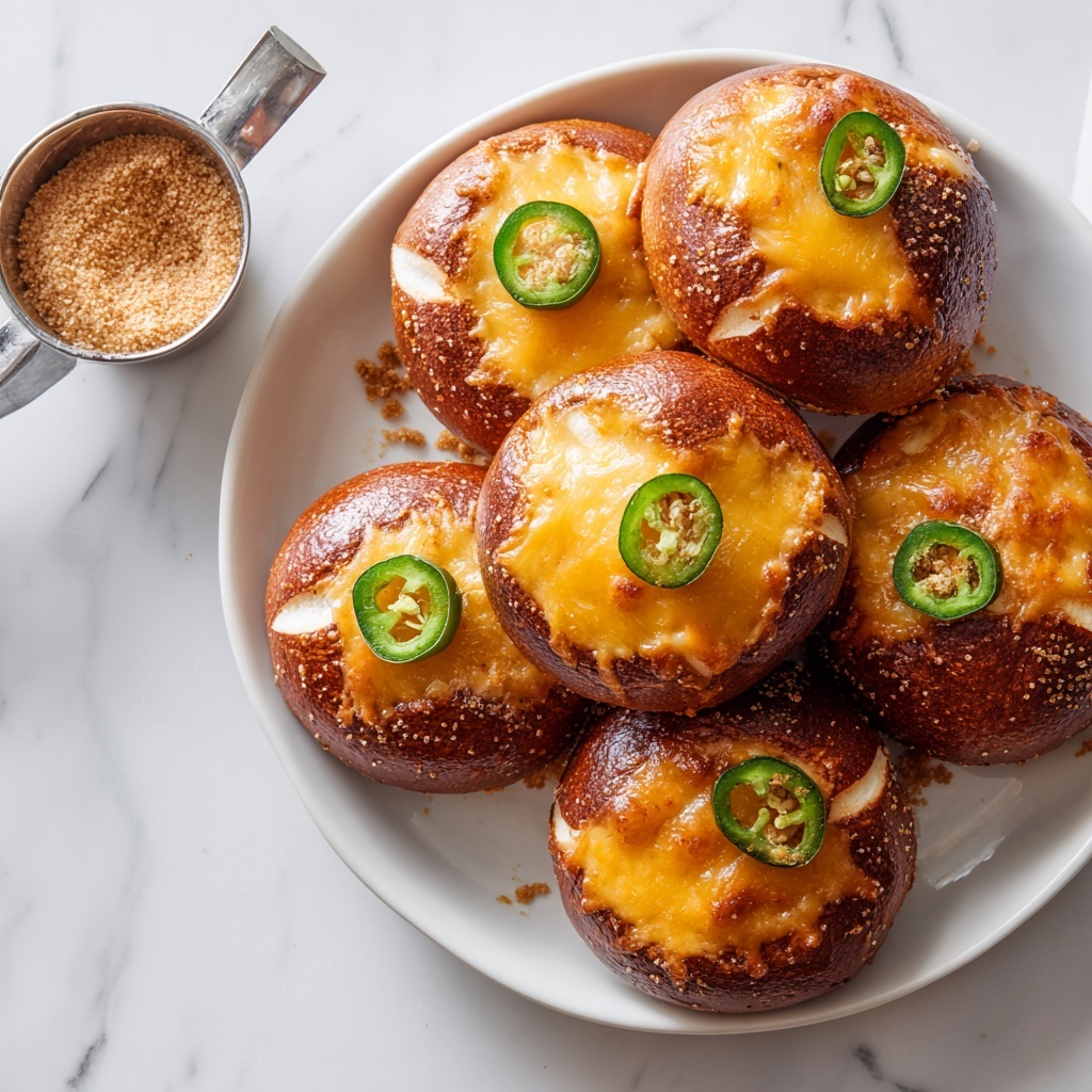 Cheddar Jalapeño Soft Pretzels Recipe - Recipe Image