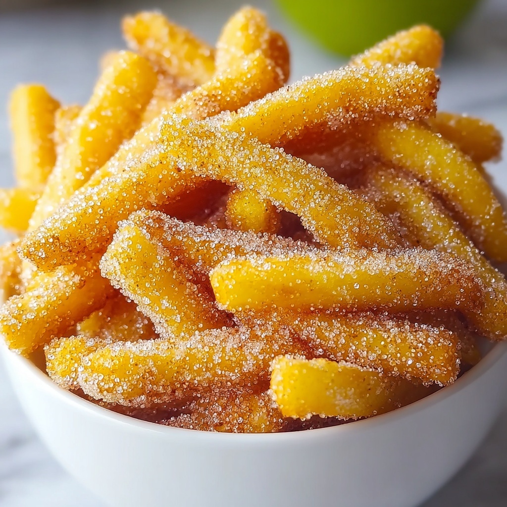 Crispy Air Fryer Apple Fries Recipe - Recipe Image