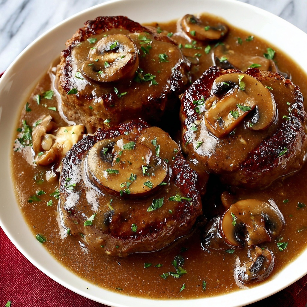 Bobby Flay Salisbury Steak Recipe - Recipe Image