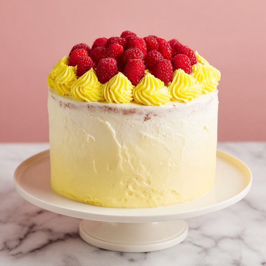 Raspberry Lemon Bliss Cake Recipe - Recipe Image