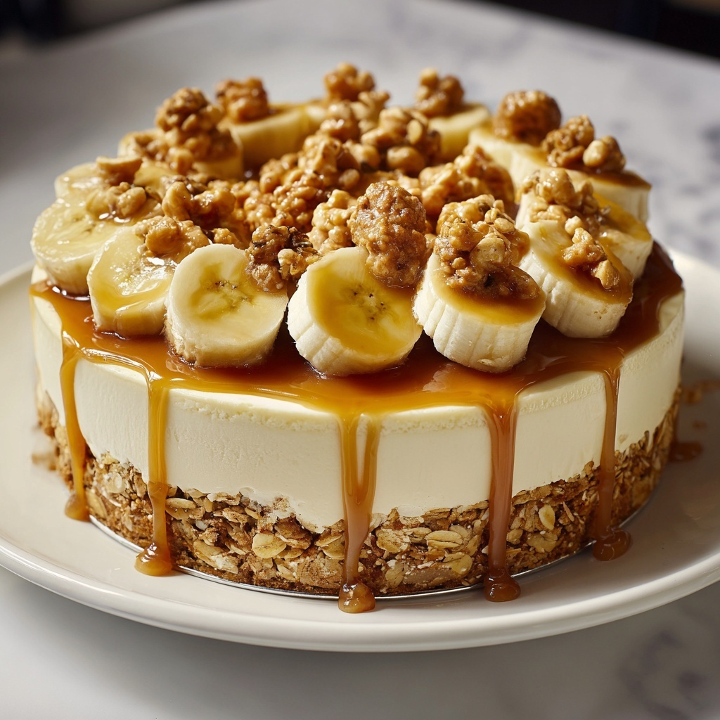 Banana Pudding Crunch Cheesecake Recipe - Recipe Image