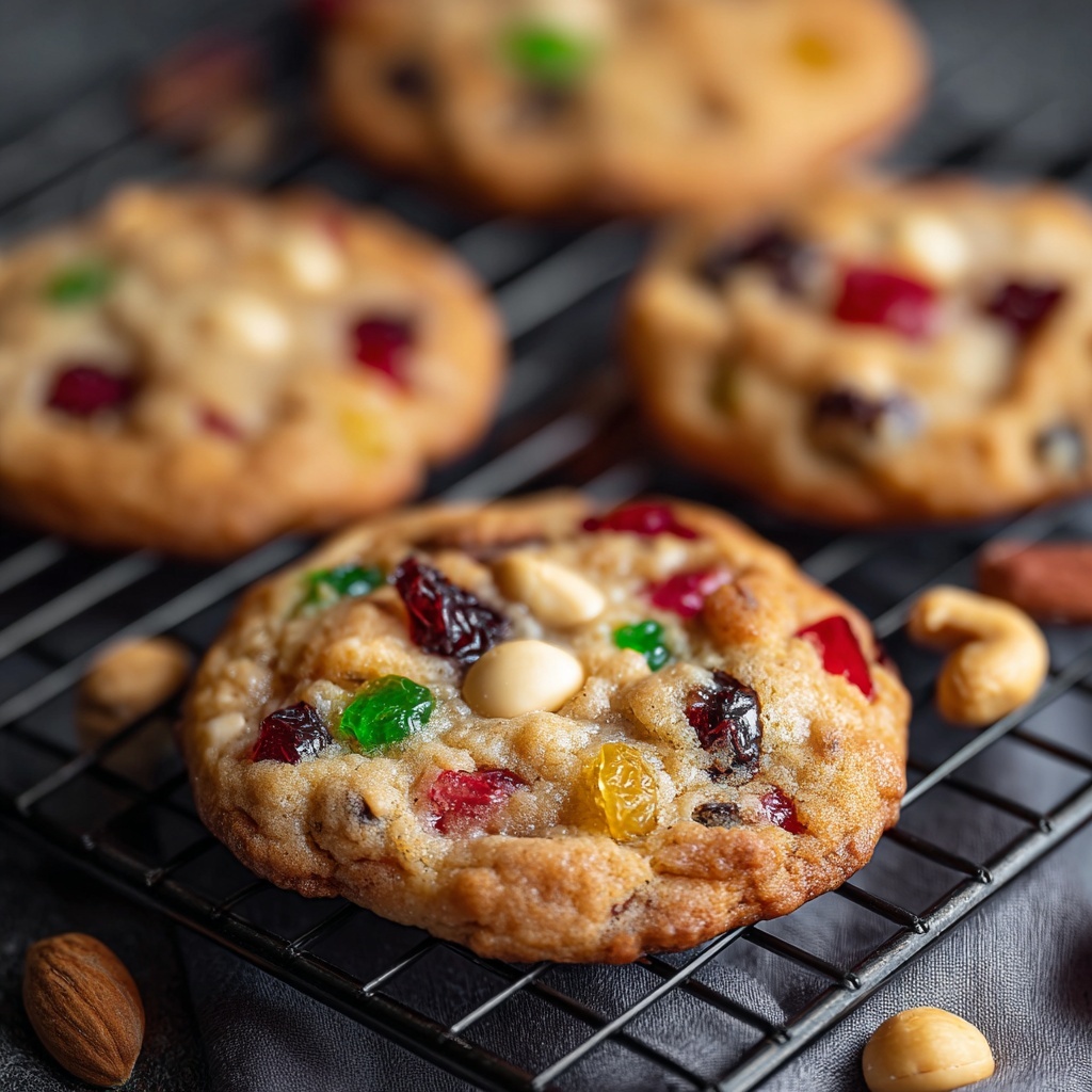 Old Fashioned Fruitcake Cookies Recipe - Recipe Image