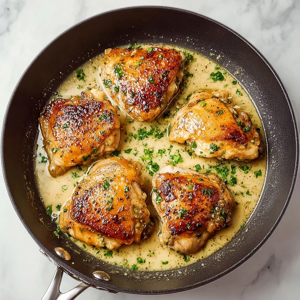 Creamy Garlic Parmesan Chicken Skillet Recipe - Recipe Image