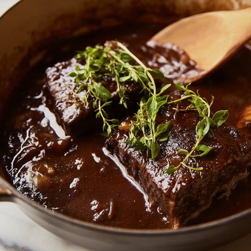 Braised Lamb Shanks with Herb Infusion Recipe - Recipe Image