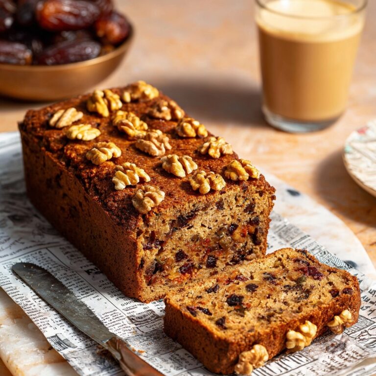 Easy Date and Nut Cake Recipe