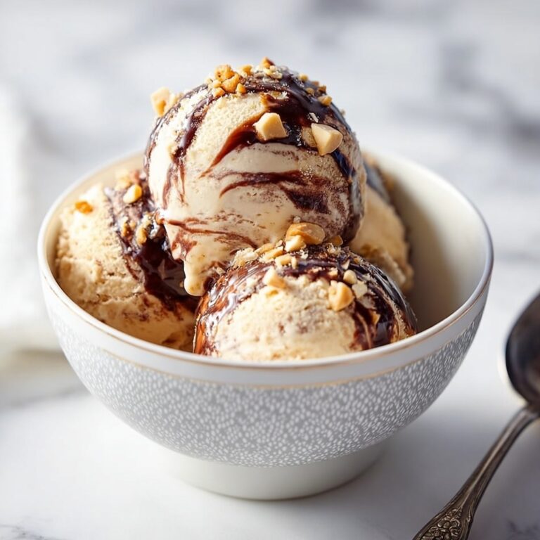 Ice Cream with Peanut Butter Cups & Fudge Recipe