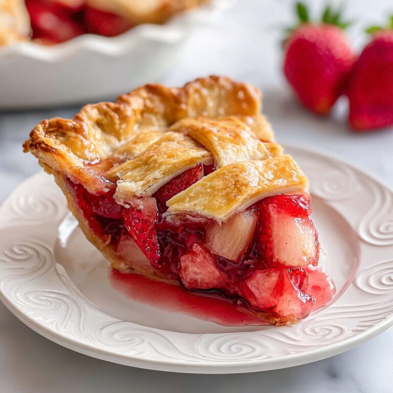 Strawberry Rhubarb Pie Recipe