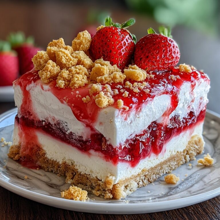 Berrylicious Strawberry Crunch Cheesecake Recipe