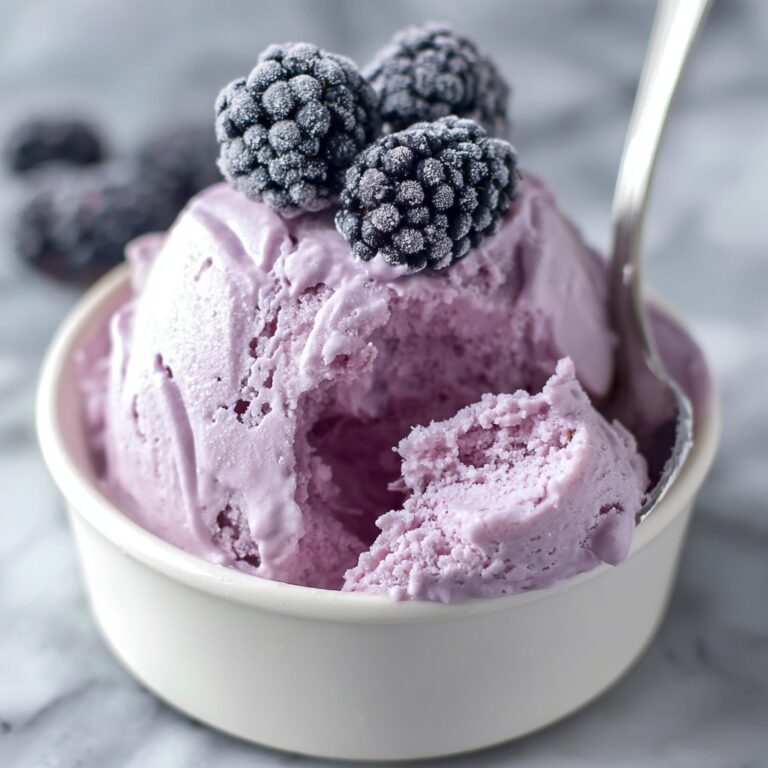 Keto Blueberry Cheesecake Protein Ice Cream Recipe