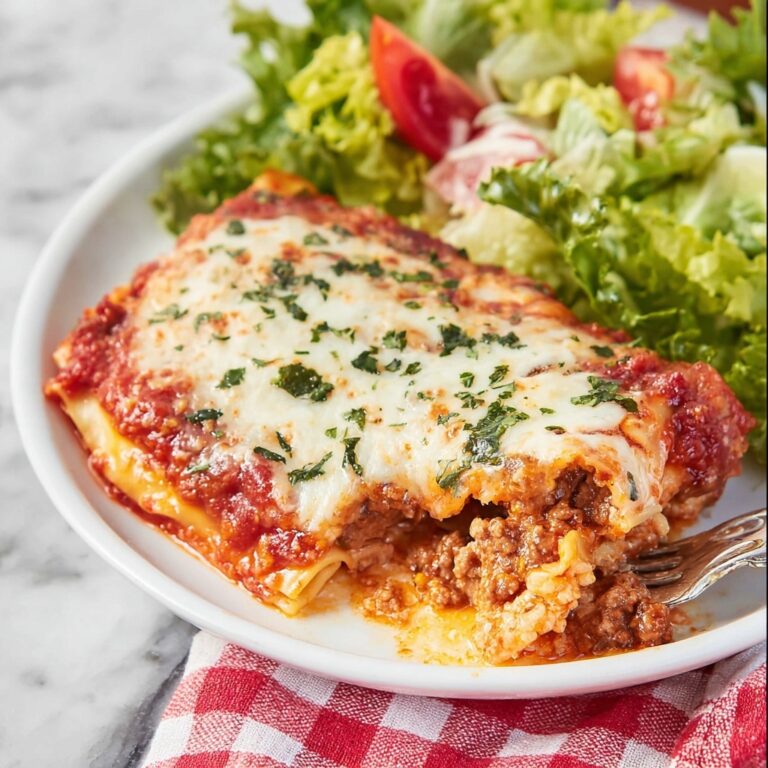 Baked Sausage Manicotti Recipe