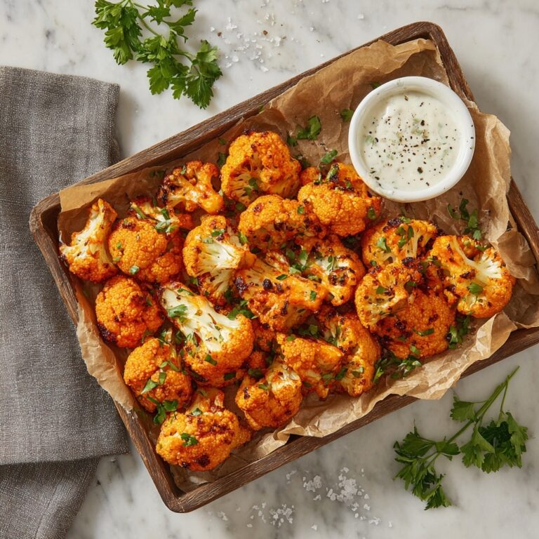 Crispy Cauliflower Buffalo Wings Recipe