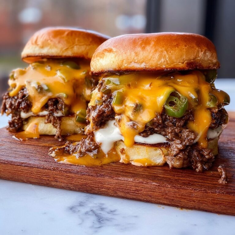 Philly Cheese Steak Burgers Recipe