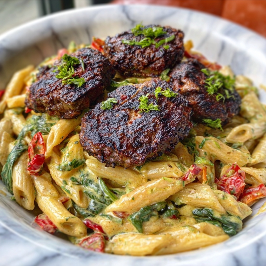 Rasta Pasta with Oxtail Recipe - Recipe Image