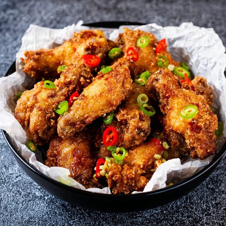 Chinese Salt and Pepper Chicken Wings Recipe