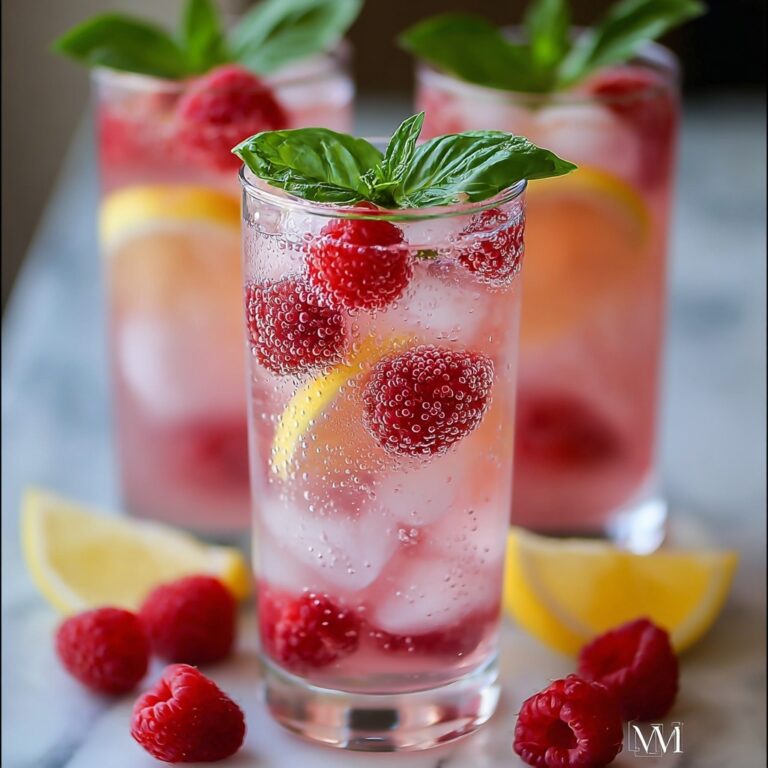 Sparkling Raspberry Lemonade: Refreshing Recipe for Summer Sips Recipe