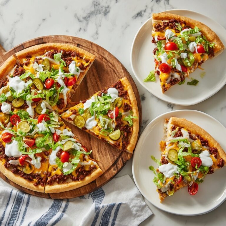 Cheeseburger Pizza Recipe