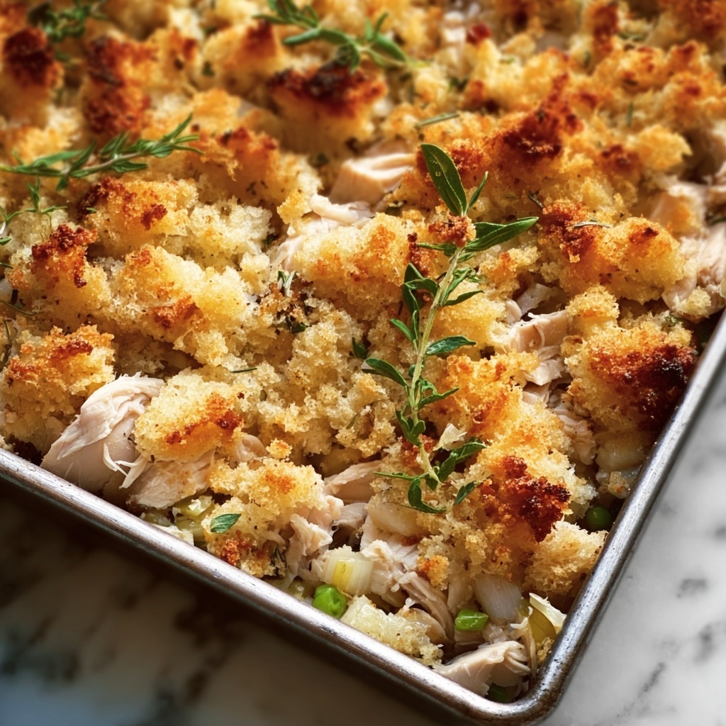 Rotisserie Chicken and Stuffing Casserole Recipe - Recipe Image