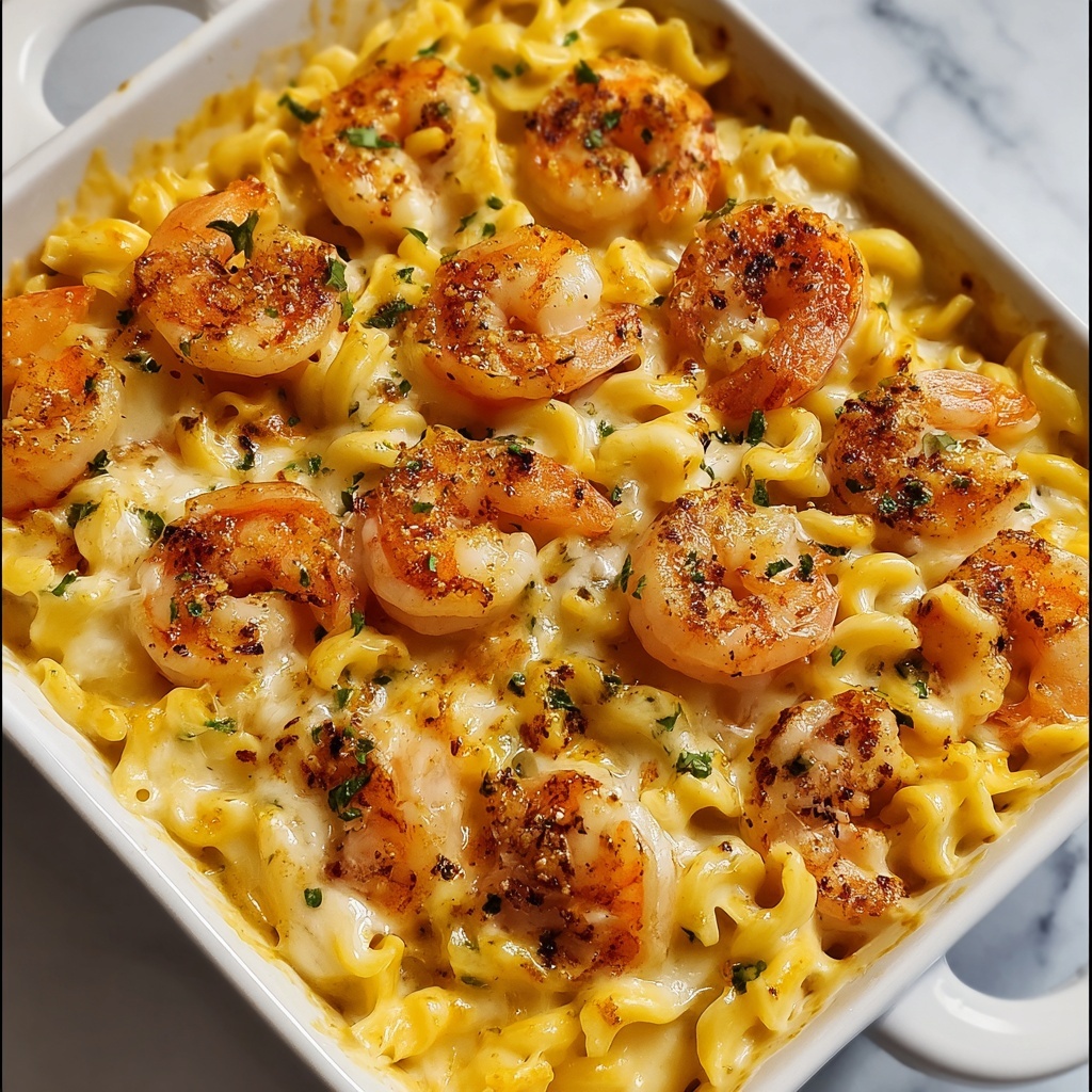 Shrimp Scampi Pasta Bake Recipe - Recipe Image