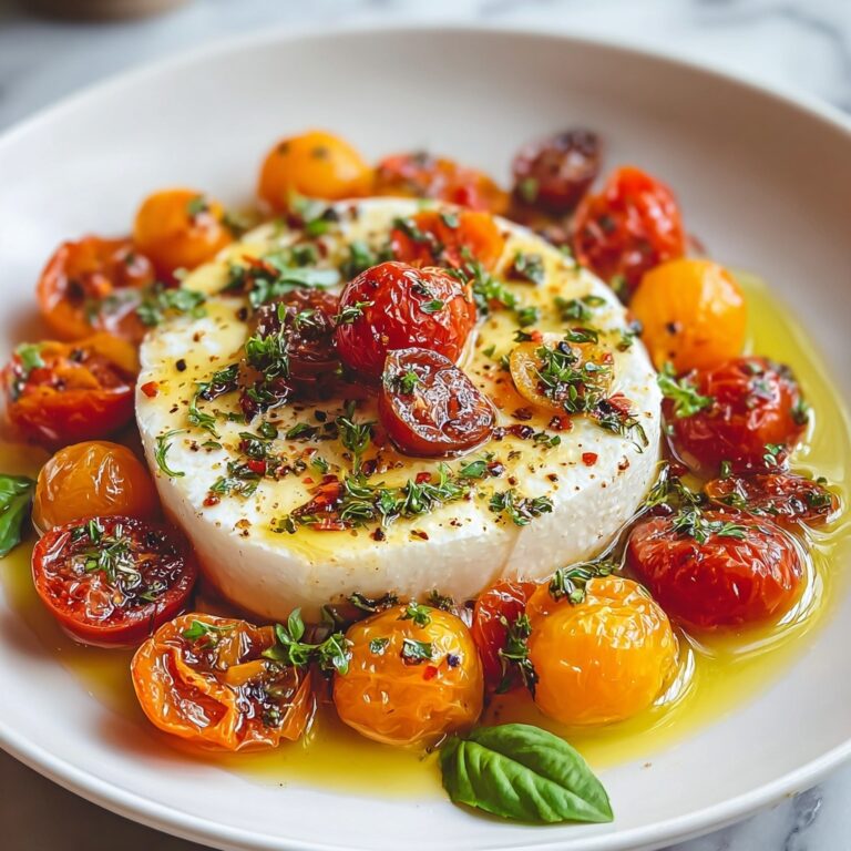 Burrata & Oven Roasted Tomato Salad Recipe