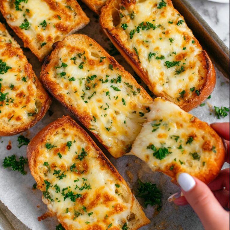 Easy Cheesy Garlic Bread Recipe