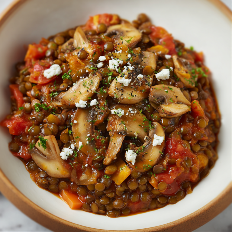 Lentil and Mushroom Bolognese Recipe