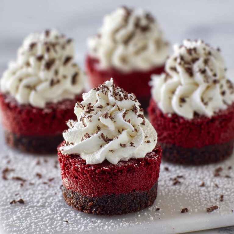 Red Velvet Cheesecake Mini Pies Recipe