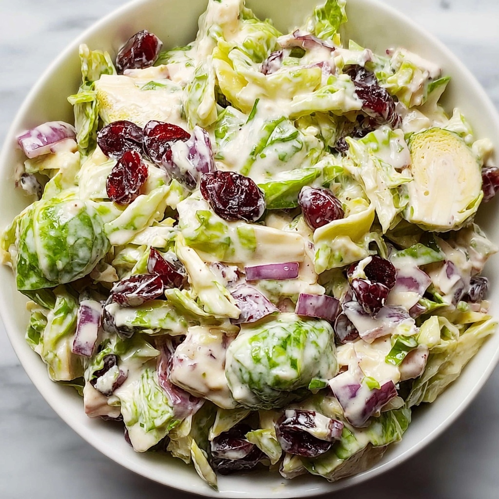 Creamy Brussels Sprouts Slaw Recipe - Recipe Image