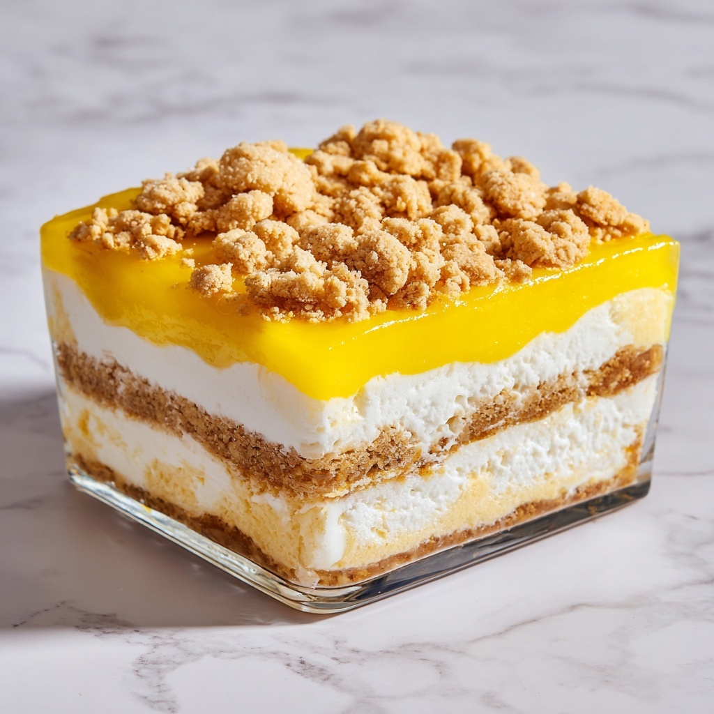 Lemon Cream Cheese Dump Cake Recipe - Recipe Image