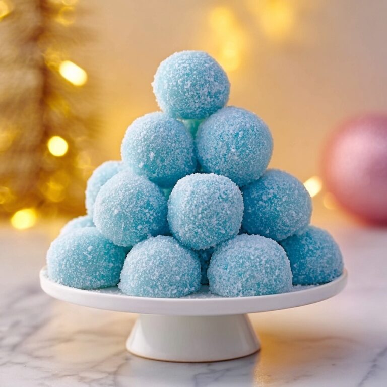 Blue Christmas Truffles Recipe