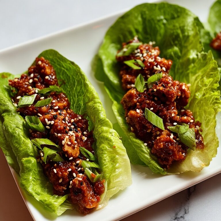 Teriyaki Chicken Lettuce Wraps Recipe