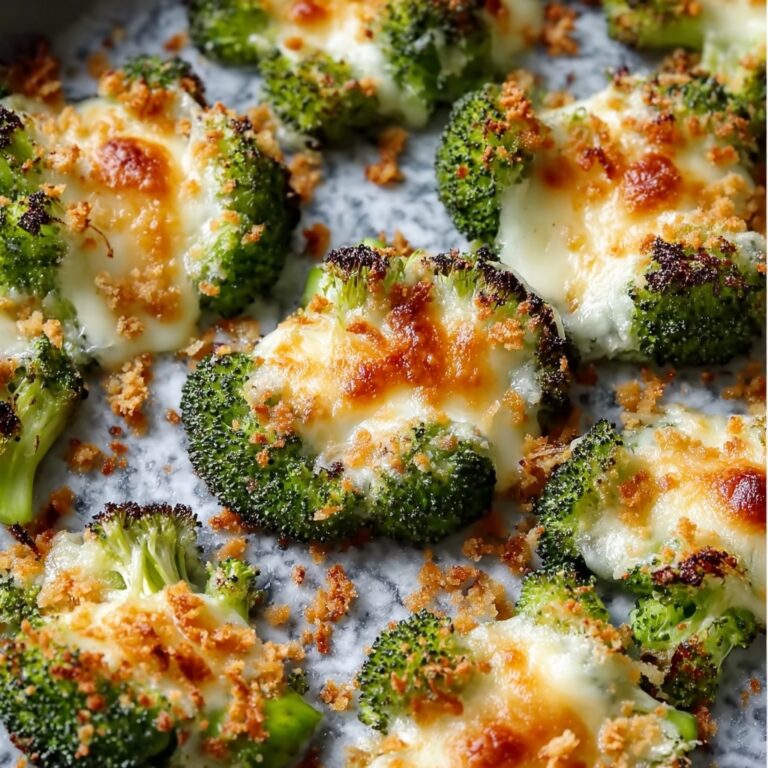 Smashed Broccoli with Parmesan Recipe