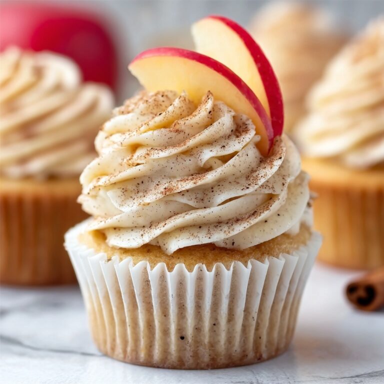 Apple Pie Cupcakes with Cinnamon Frosting Recipe