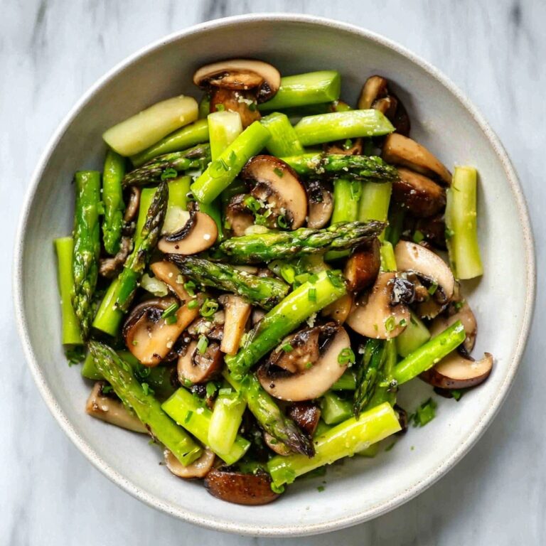 Sautéed Asparagus and Mushrooms Recipe