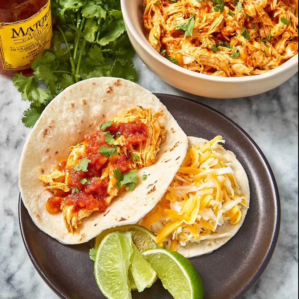 Slow Cooker Salsa Chicken Recipe - Recipe Image