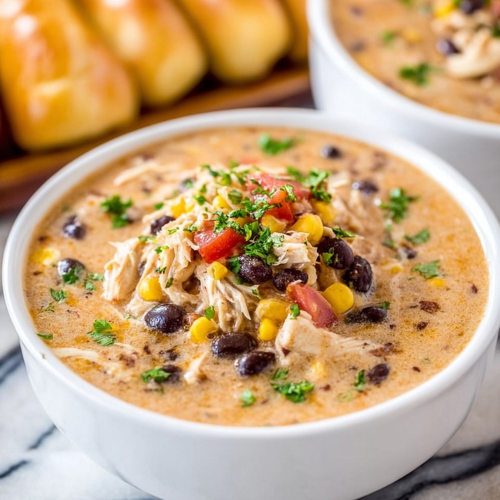 Slow Cooker Cream Cheese Crack Chicken Chili Recipe - Recipe Image