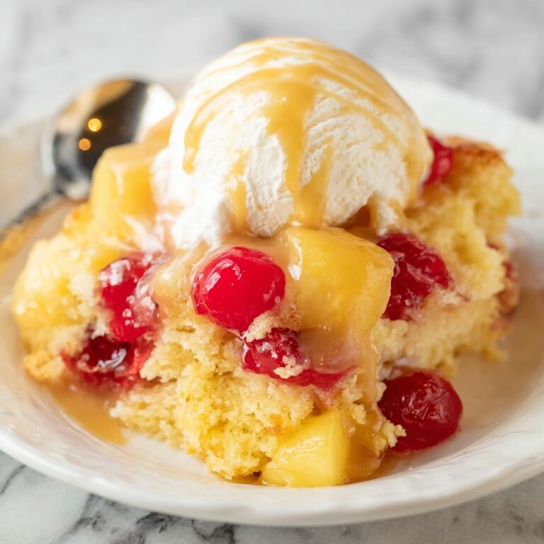 Pineapple Upside Down Dump Cake Recipe