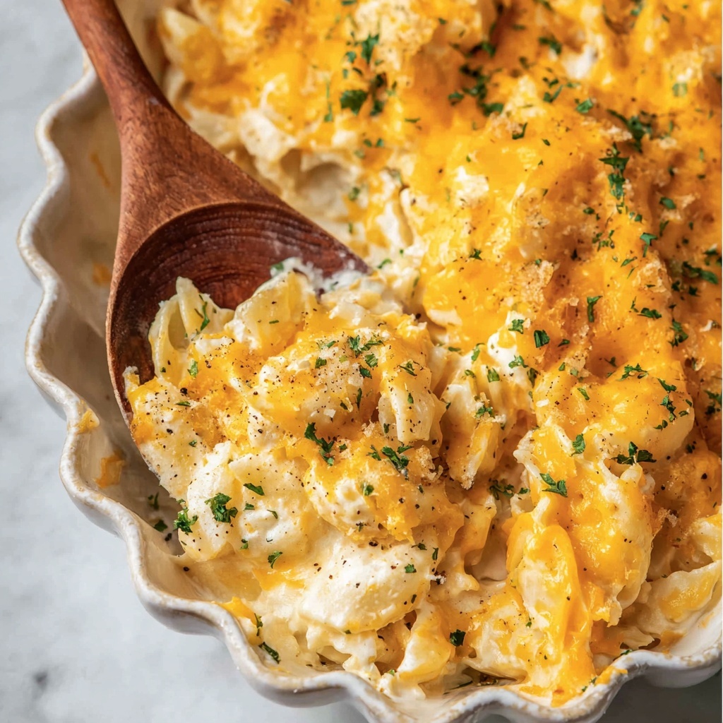 Creamy Cajun Baked Mac & Cheese Recipe - Recipe Image