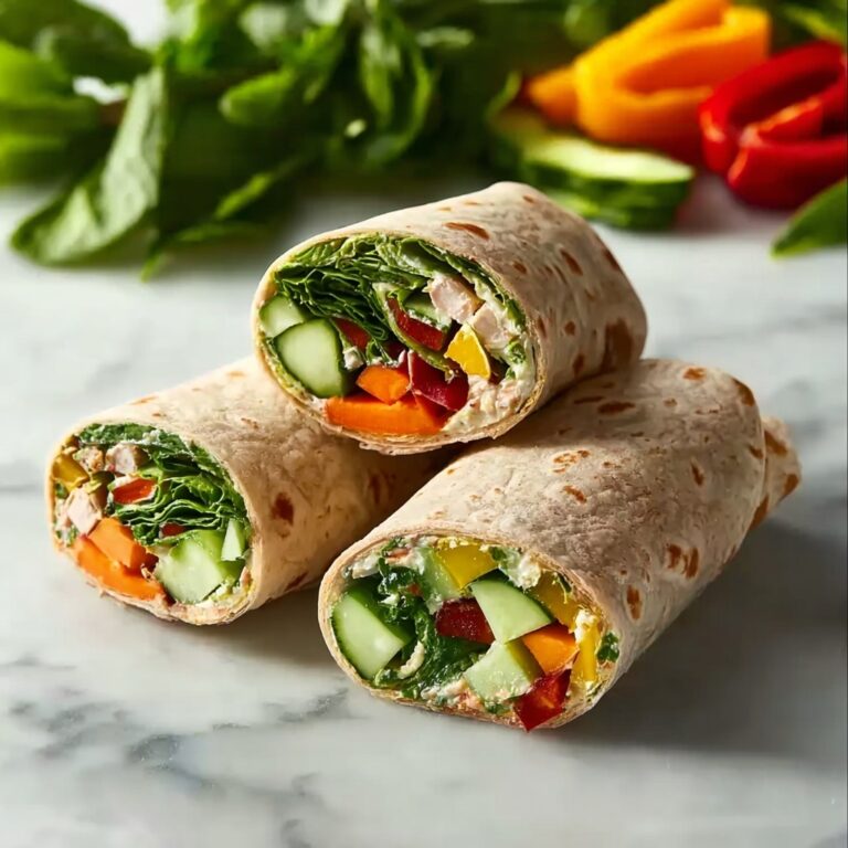 Veggie Hummus Wraps Recipe
