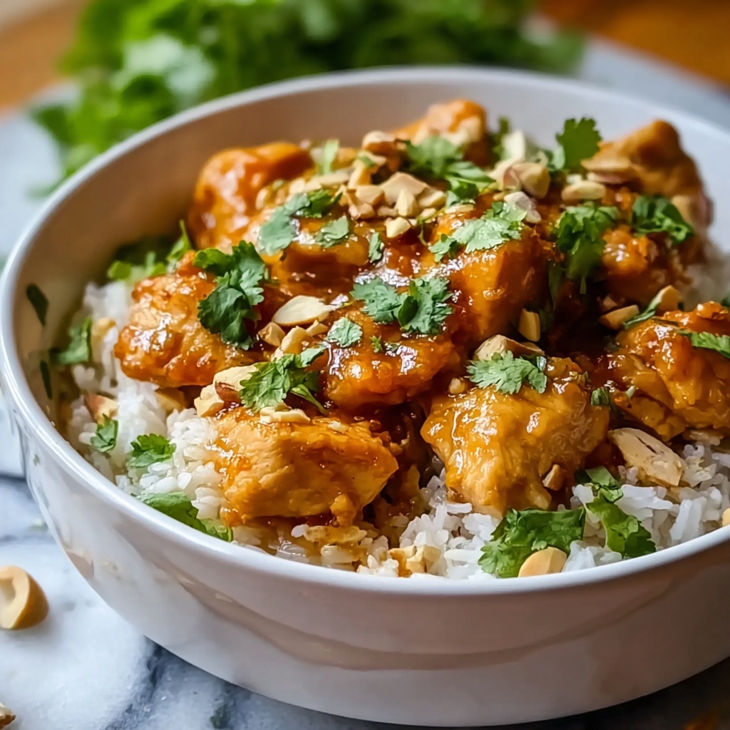 Slow Cooker Peanut Chicken Recipe - Recipe Image