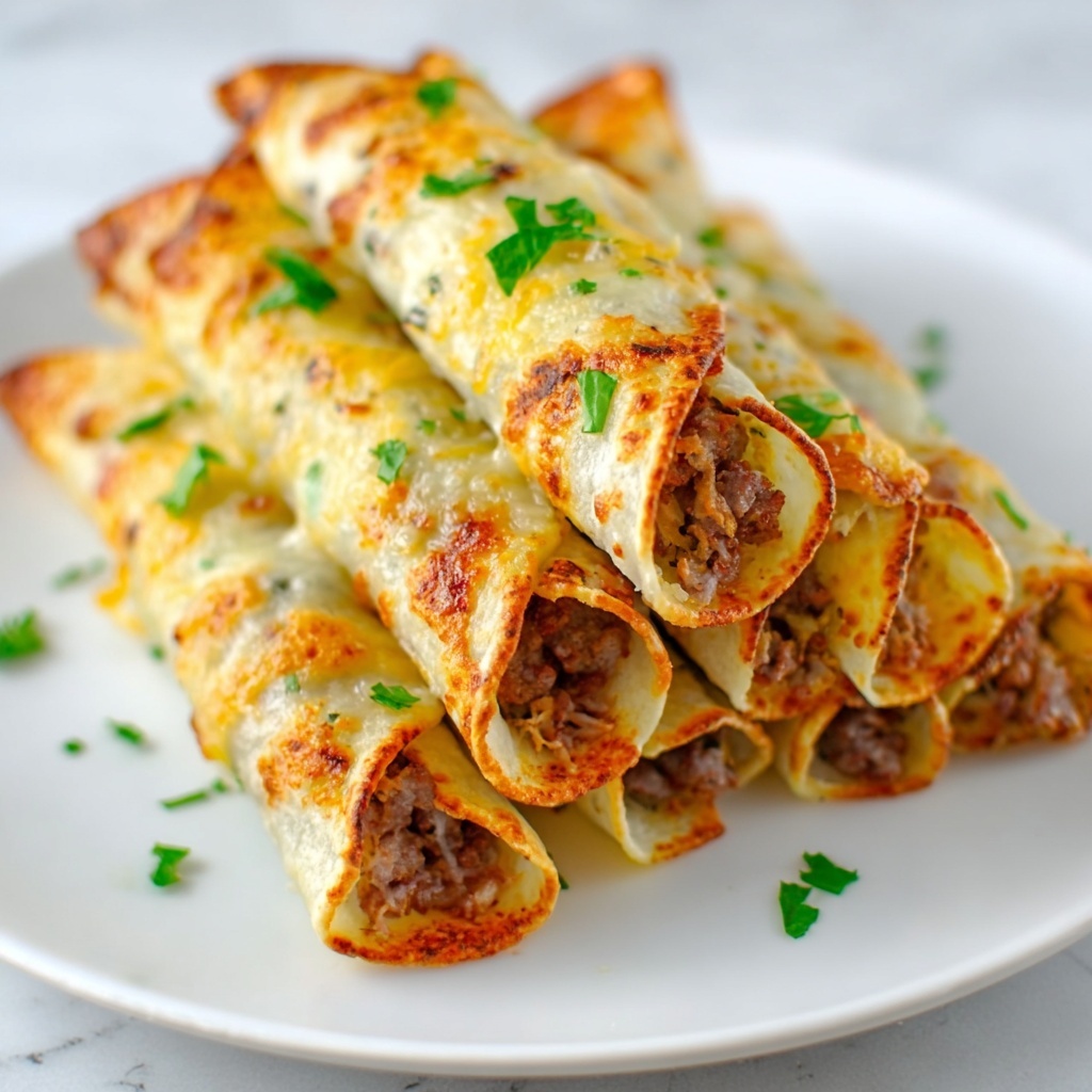Keto Philly Cheesesteak Roll-Ups Recipe - Recipe Image