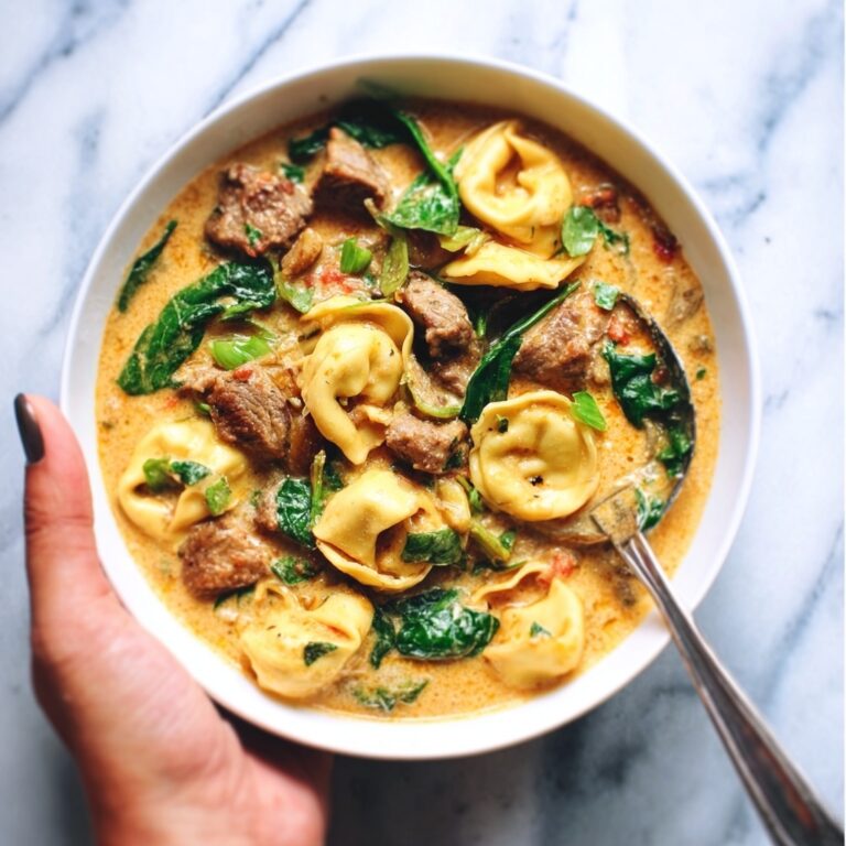 Slow Cooker Creamy Tortellini Soup Recipe