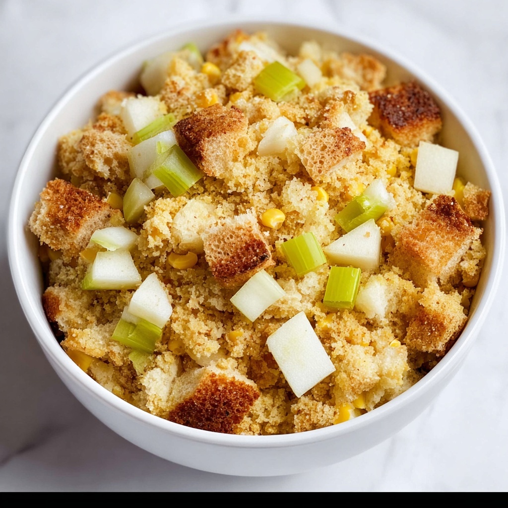 Cornbread Stuffing with Apples Recipe - Recipe Image