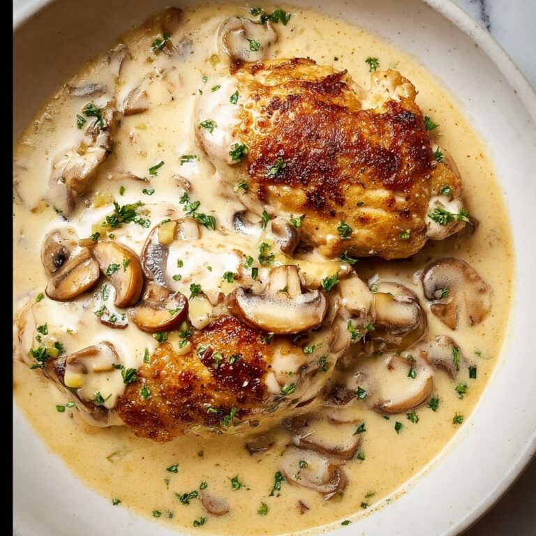 Creamy Mushroom Chicken Recipe