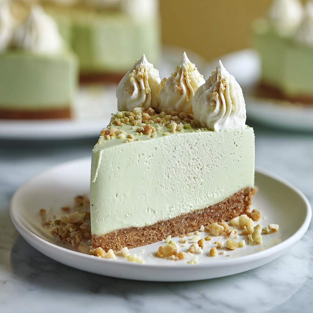 Pistachio Cheesecake Recipe - Recipe Image